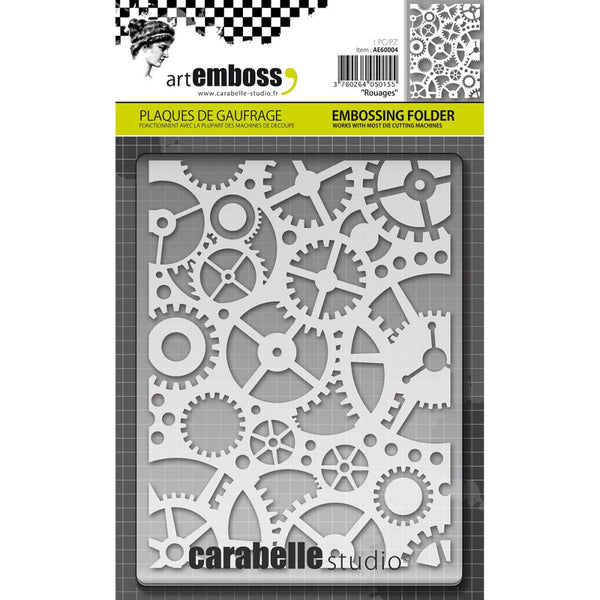 Carabelle Studio, Embossing Folder, Rouages