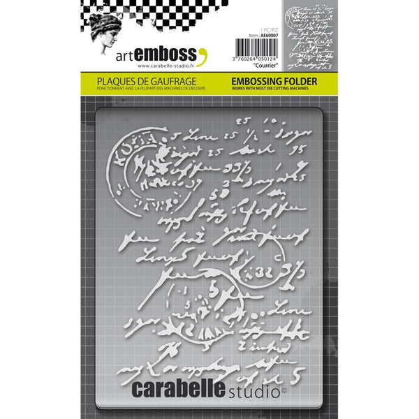 Carabelle Studio, Courrier, Embossing Folder - Scrapbooking Fairies