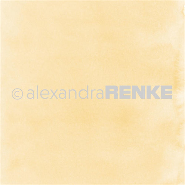 Alexandra Renke Mimi's Basic Design Paper 12"X12", Yellow Watercolor