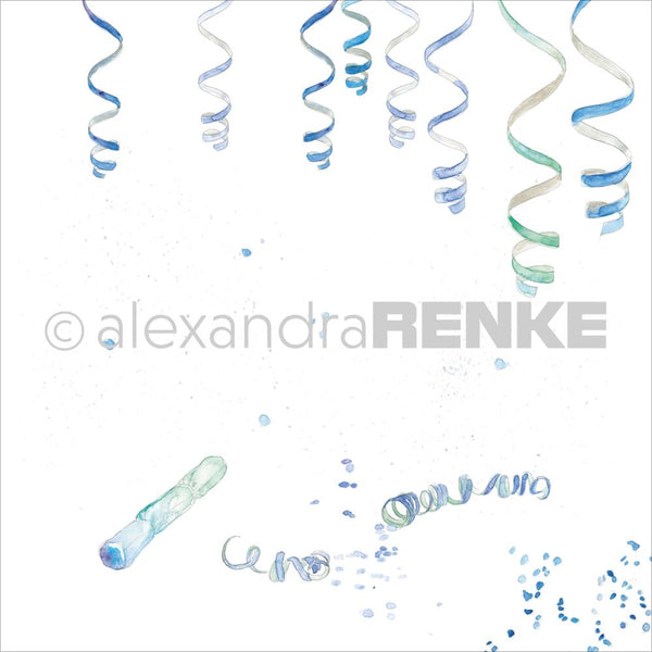 Alexandra Renke Circus Design Paper 12"X12", Party Confetti Blue