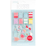 DCWV Letterboard Icons, Spring/Summer (18 pcs) - Scrapbooking Fairies
