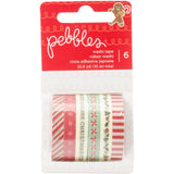 Pebbles, Merry Merry Washi Tape, 32.8 Yards