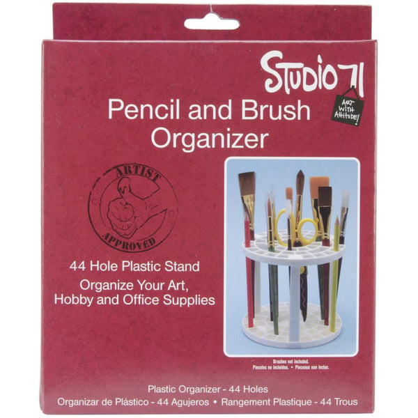Studio 71, Pencil and Brush Organizer, 5.75"X5.125"