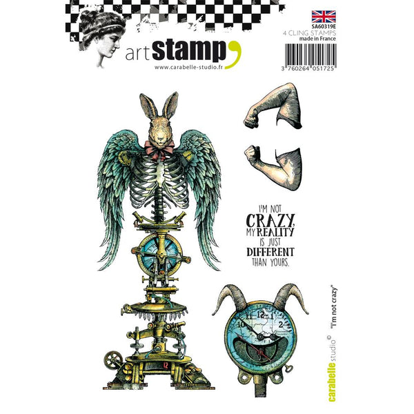 Carabelle Studio Cling Stamp A6, I'm Not Crazy