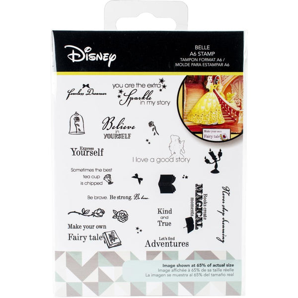 Disney Beauty And The Beast Stamp Set, Belle - Scrapbooking Fairies