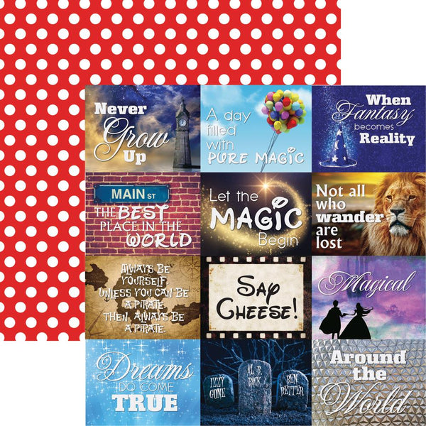 Real Magic Double-Sided Cardstock 12"X12", Real Magic