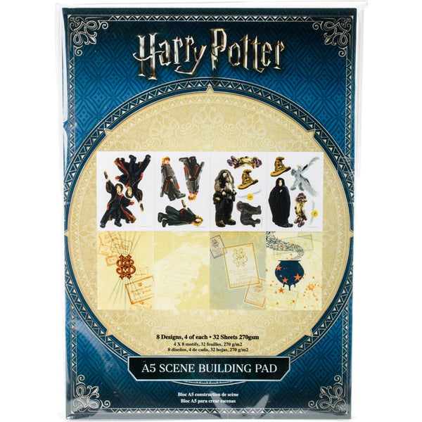 Harry Potter A5 Scene Building Pad 32 Sheets - Scrapbooking Fairies