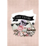 Prima, Amelia Rose Journaling Cards Pad 4"X6" 36/Pkg, 12 Rose Foilled Designs/3 Each