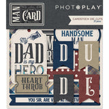 PhotoPlay, Man Card Cardstock Die-Cuts