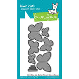 Lawn Fawn, Lawn Cuts Custom Craft Dies, Mini Pop Up Butterflies (LF1612)