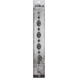 Tim Holtz Assemblage Bracelet, Encrusted Oval W/Fold Over Enclosure (THA20101)