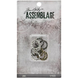 Tim Holtz Assemblage Links 9/Pkg, Braided Rings