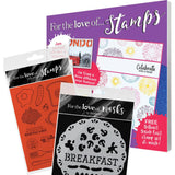 Hunkydory For The Love Of Stamps Magazine - Issue 8, with Stencils and Stamps