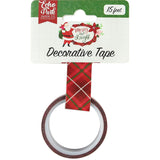 Echo Park, Merry & Bright Decorative Tape 15', Merry Plaid