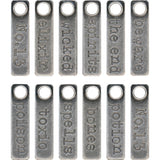 Tim Holtz, Idea-Ology Metal Story Sticks .25"X1" 12/Pkg, Halloween