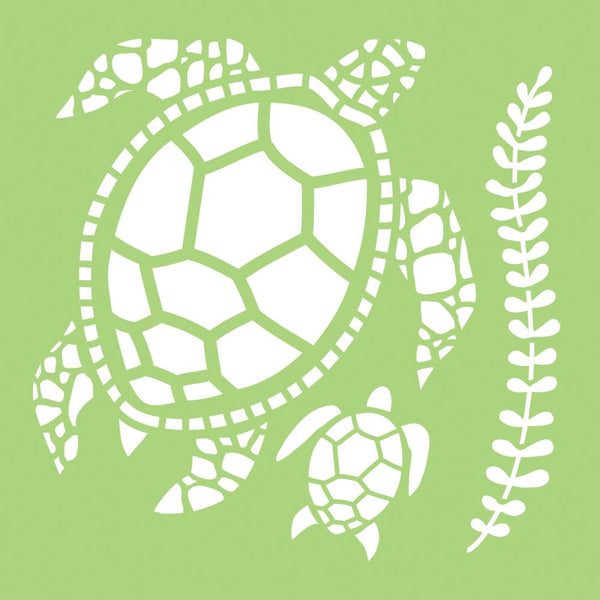 Kaisercraft Designer Template Stencil 6"X6", Turtle