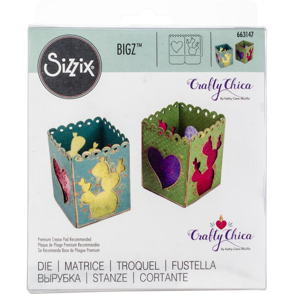 Sizzix Bigz Die By Crafty Chica, Tealight/Votive Lantern