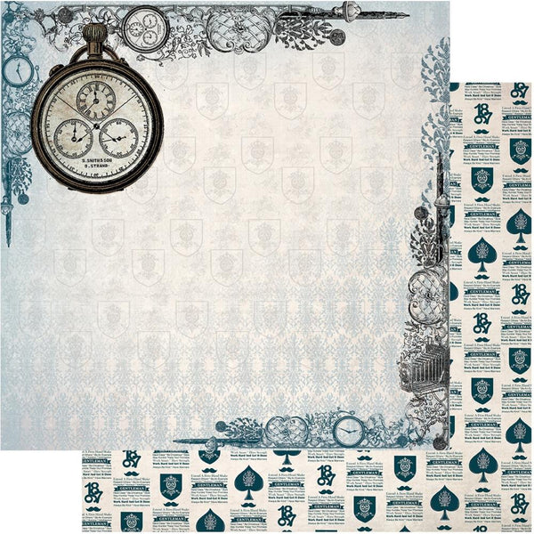 Gentleman's Emporium Double-Sided Paper 12"X12", #5