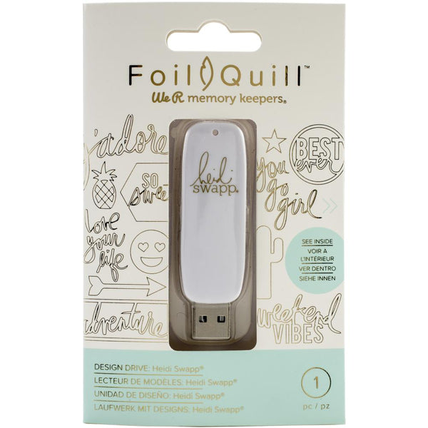 American Crafts, We R Memory Keepers, Foil Quill USB Artwork Drive, Heidi Swapp