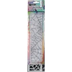 Dyan Reaveley's Dylusions Clear Stamp & Stencil Set 9", Cobweb