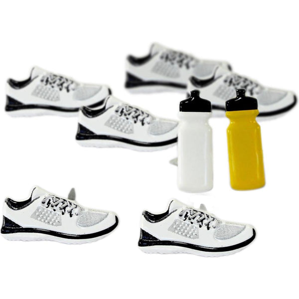 Shape Brads 12/Pkg, Sneaker