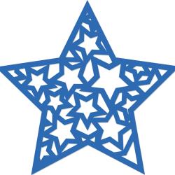 Kaisercraft Die Decorative Star 3.5"X3.75"