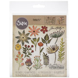 Sizzix Thinlits Dies By Tim Holtz, Funky Floral #3