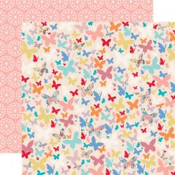 Carta Bella, Practically Perfect, Double-Sided Cardstock 12"X12", Beautiful Butterflies