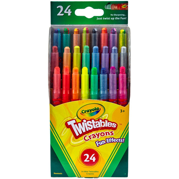 Crayola Twistables Fun Effects! Crayons, 24/Pkg