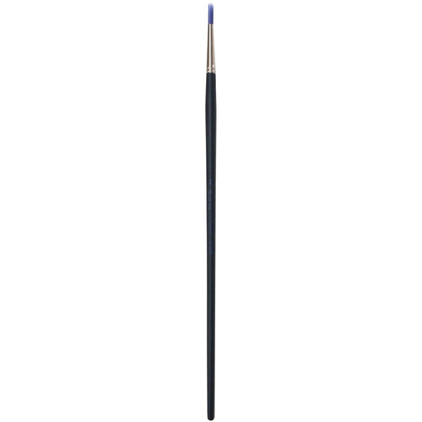 Dynasty Blue Ice Long Handle Brush, Series 320R Round Size 2