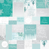 Let It Snow, Foil Double-Sided Cardstock 12"X12", All Is Calm