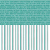 Let It Snow, Foil Double-Sided Cardstock 12"X12", All Is Calm