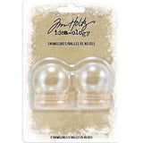 Tim Holtz Idea-Ology, Snowglobe 1.5" 2/Pkg