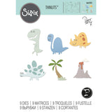 Sizzix Thinlits Dies By Pete Hughes 9/Pkg, Dinosaurs