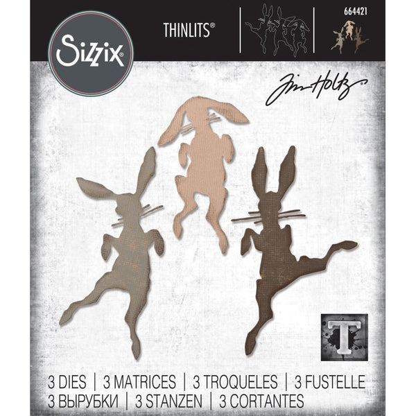 Sizzix Thinlits Dies By Tim Holtz, Bunny Hop