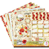 Ciao Bella Double-Sided Paper Pack 90lb 12"X12" 8/Pkg, Under The Tuscan Sun, 8 Designs/1 Each