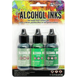 Tim Holtz Alcohol Ink .5oz 3/Pkg (Mojito, Moss & Everglades)
