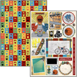 Ciao Bella Double-Sided Creative Pack 90lb A4 9/Pkg, Hipster, 9 Designs/1 Each
