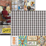 Ciao Bella Double-Sided Paper Pack 90lb 12"X12" 12/Pkg, Hipster, 12 Designs/1 Each