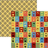 Ciao Bella Double-Sided Paper Pack 90lb 6"X6" 24/Pkg, Hipster, 12 Designs/2 Each