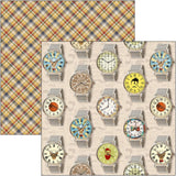 Ciao Bella Double-Sided Paper Pack 90lb 6"X6" 24/Pkg, Hipster, 12 Designs/2 Each