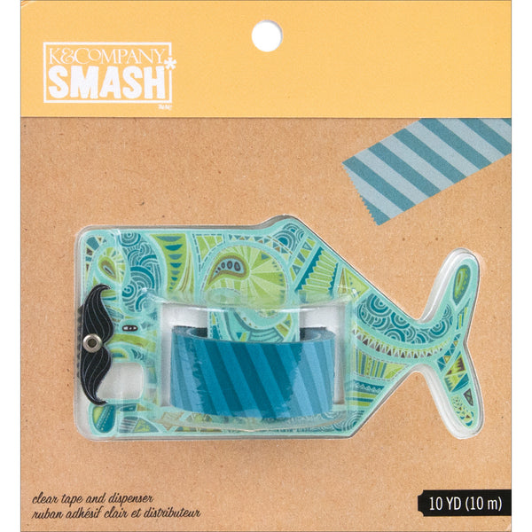 SMASH Tape Dispenser, Whale - Scrapbooking Fairies
