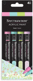 Spectrum Noir, Acrylic Paint Marker Set 4/Pkg, Pastel (4pc)