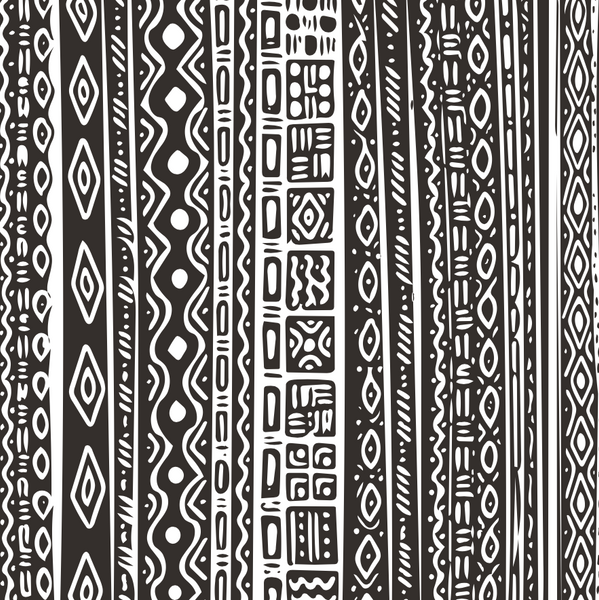 African Safari, 12"x12" Cardstock, Pattern Black