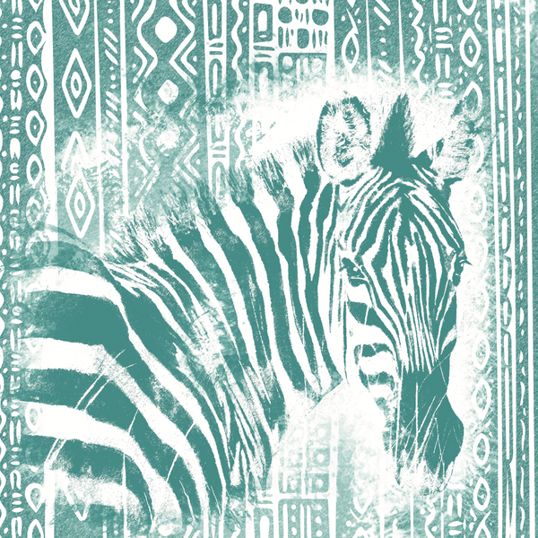 African Safari, 12"x12" Cardstock, Zebra Grunge