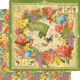 Graphic 45, Seasons Paper Pad, 8x8-inch or 12x12-inch - Scrapbooking Fairies