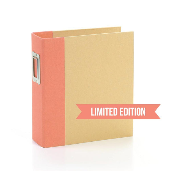 Simple Stories Sn@p! Binder 6"X8", Coral - Limited Edition