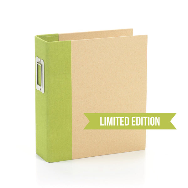 Simple Stories Sn@p! Binder 6"X8", Lime - Limited Edition