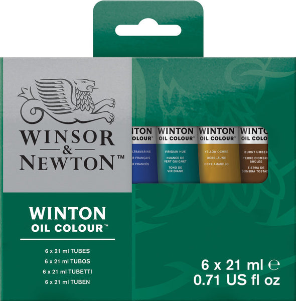 Winson & Newton, Winton Oil Colour Set, 6 x 21ml