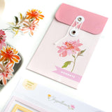PinkFresh Journaling Bits 14/Pkg, Chrysanthemum